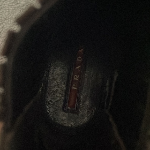 Prada brown suede wedge booties. EUC - Picture 6 of 7